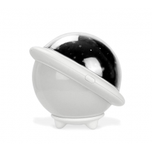 Проектор аккумуляторный TVD звездного неба UFO НЛО Projection lamp mini - детский LED ночник проектор НЛО белый