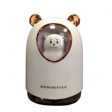 Увлажнитель воздуха Humidifier H2O BEAR USB с мишкой на 300мл, USB-увлажнитель KM белый 20072