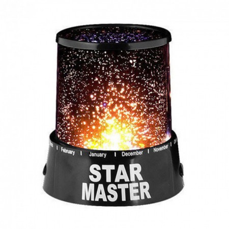 Проектор ночник звездного неба Star Master с USB-кабелем и адаптером Черный (TS-1310) 2066