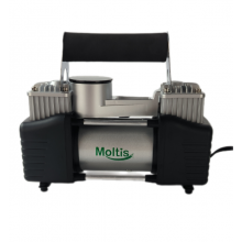 Автомобильный компрессор Moltis, 12V, 2 цилиндра, 25А, 90 л/мин, 360 Вт, шланг 6 м (10868) 10010