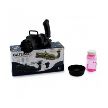 Пулемет мыльных пузырей BUBBLE GUN Gatling Electric, машинка для пузырей